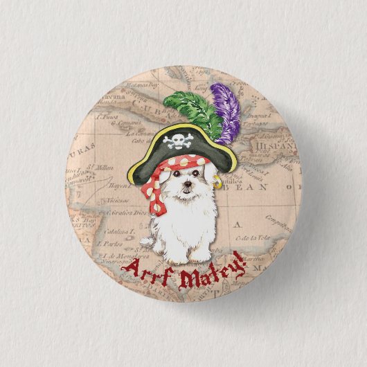Malteser Pirate Button (Vorderseite)