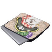 Malteser Pirate Laptopschutzhülle (Vorne Knopf)