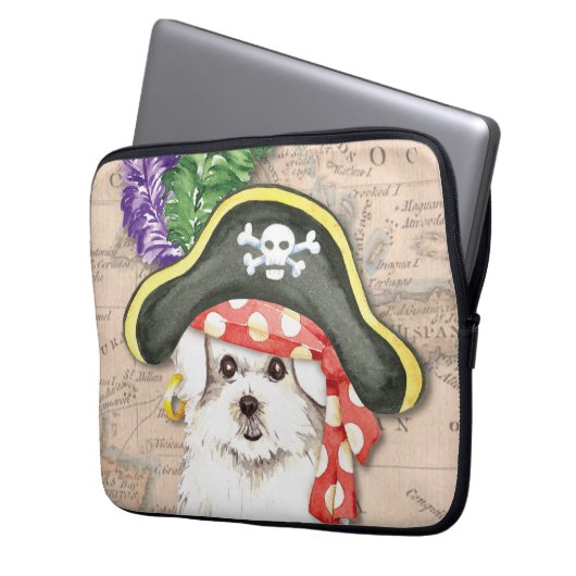 Malteser Pirate Laptopschutzhülle (Vorderseite Links)