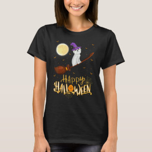 Malteser Reit Hexe Schrotflinte Malteser Hund Hall T-Shirt