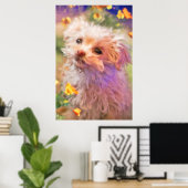 Malteser Rettungspuppel 2, DER DURCH TEARS AUSSIEH Poster (Heimbüro)