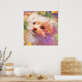 Malteser Rettungspuppel 2, DER DURCH TEARS AUSSIEH Poster (Küche)