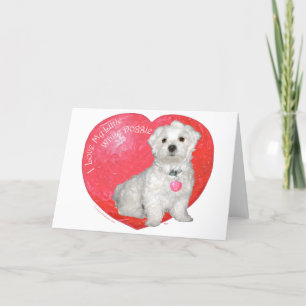 Malteser Valentinstag Feiertagskarte