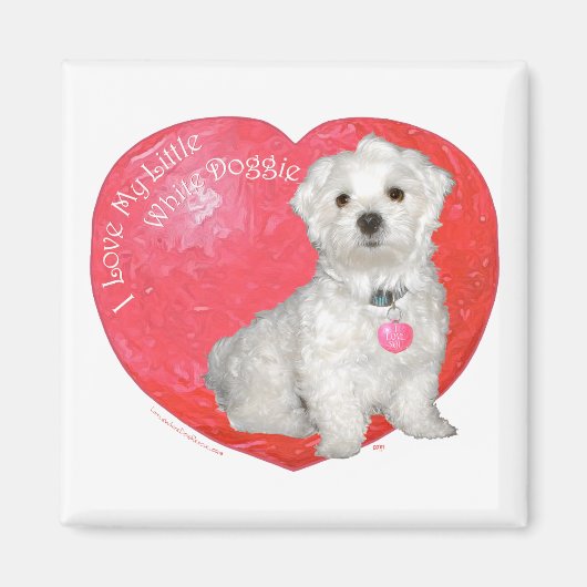 Malteser Valentinstag Magnet (Vorne)
