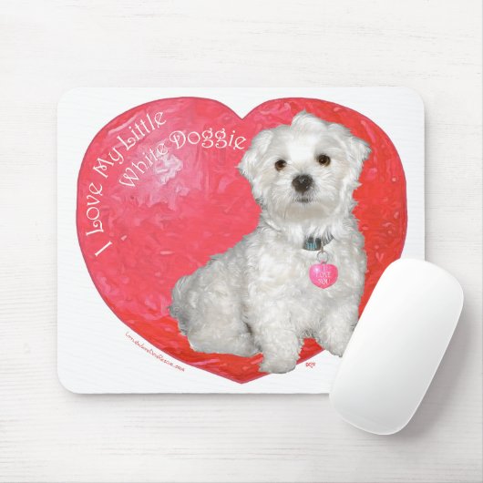 Malteser Valentinstag Mousepad (Mit Mouse)