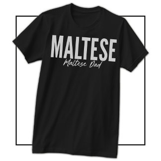 Malteser-Vater-Shirt für Malteser-Besitzer und -Fa T-Shirt