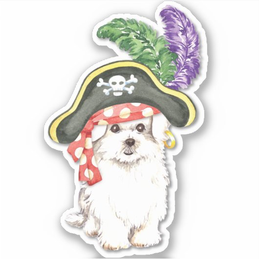 Malteser Vinyl Sticker (Vorderseite)