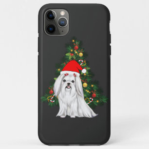 Malteser Weihnachten, maltesischer Hund mit Weihna Case-Mate iPhone Hülle