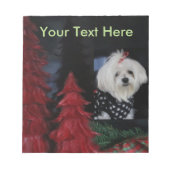 Malteser Weihnachten Notizblock (Vorderseite)