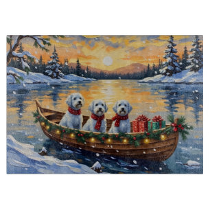 Malteser-Weihnachtsboot-Feiertag Schneidebrett