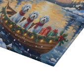 Malteser-Weihnachtsboot-Feiertag Schneidebrett (Ecke)