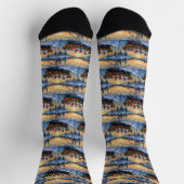 Malteser-Weihnachtsboot-Feiertag Socken (Oben)