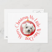 Malteser Weihnachtsklein Feiertagspostkarte (Vorne/Hinten)