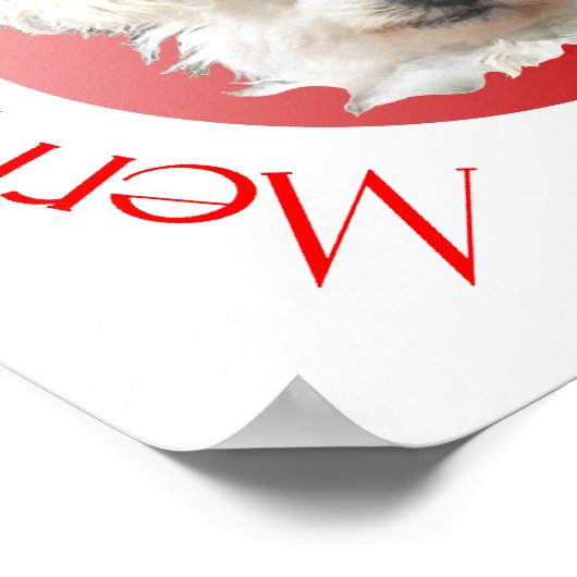 Malteser Weihnachtsklein Poster (Ecke)