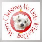 Malteser Weihnachtsklein Poster (Vorne)