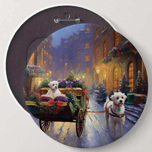 Malteser Weihnachtssaison Button (Vorne & Hinten)