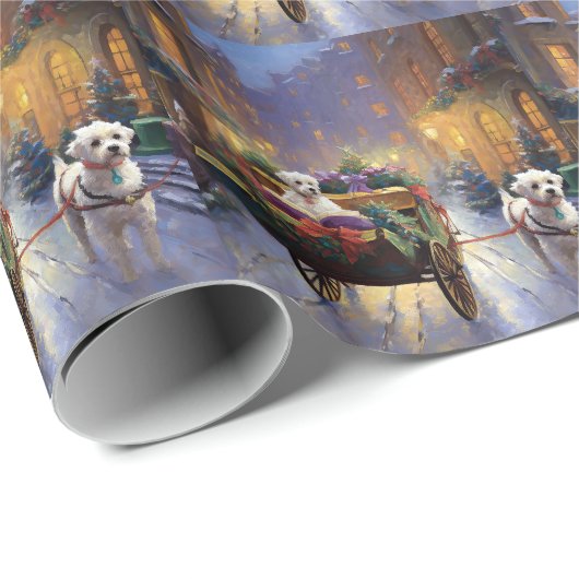 Malteser Weihnachtssaison Geschenkpapier (Rolleneckpunkt)