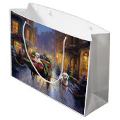 Malteser Weihnachtssaison Große Geschenktüte (Rückseite Schrägansicht)