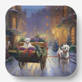 Malteser Weihnachtssaison Pappteller (Vorderseite)