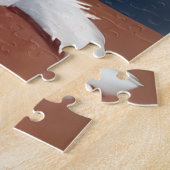 Malteser-Welpe Weiße-Hund-Malerei Puzzle (Seite)