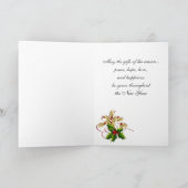 Malteser Welpenhund Weihnachten (Innenseite)