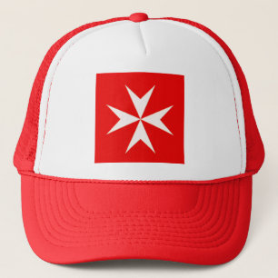 MALTESERKREUZ-BASEBALLMÜTZE TRUCKERKAPPE