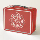 Malteserkreuz-Brotdose Metall Brotdose (Rückseite)