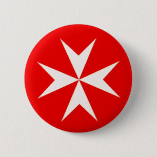 Malteserkreuz Button