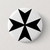 Malteserkreuz Button (Vorderseite)