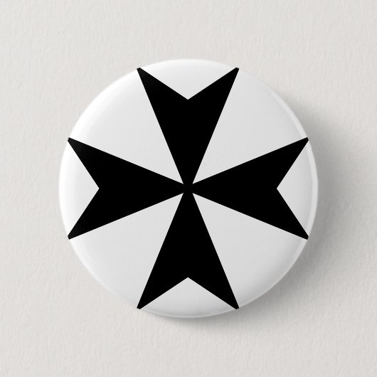 Malteserkreuz Button (Vorderseite)