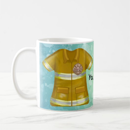 Malteserkreuz-Feuerwehrbecher Kaffeetasse (Links)