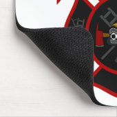 Malteserkreuz - Feuerwehrmann Mousepad (Ecke)