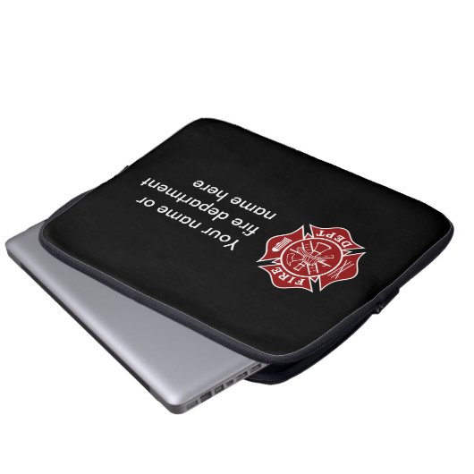 Malteserkreuz-Laptop-Tasche Feuer-Abteilung Laptopschutzhülle (Vorne Knopf)