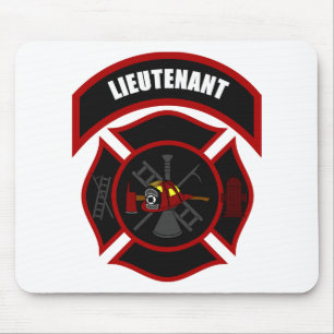 Malteserkreuz - Leutnant (roter Sturzhelm) Mousepad