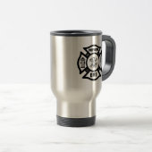 MALTESERKREUZ-REISE-TASSE DES FEUERWEHRMANN-EMT! REISEBECHER (VorderseiteRechts)