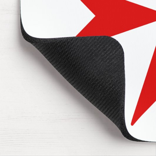 Malteserkreuz (rot) mousepad (Ecke)