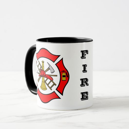 Malteserkreuz-Rot-Tasse Tasse (Vorderseite Links)