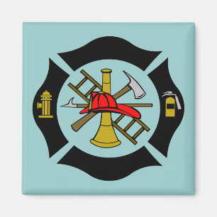 Malteserkreuz - Schwarzes - Magnet