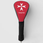 Malteserkreuz-Symbol Golf Headcover (Vorderseite)