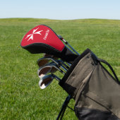 Malteserkreuz-Symbol Golf Headcover (In SItu)