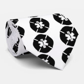 Malteserkreuz u. Stern des Lebens Krawatte (Gerollt)