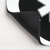 Malteserkreuz u. Stern des Lebens Mousepad (Ecke)