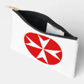 Malteserkreuz v2 (weiß auf rot) zubehörtasche (Offen)