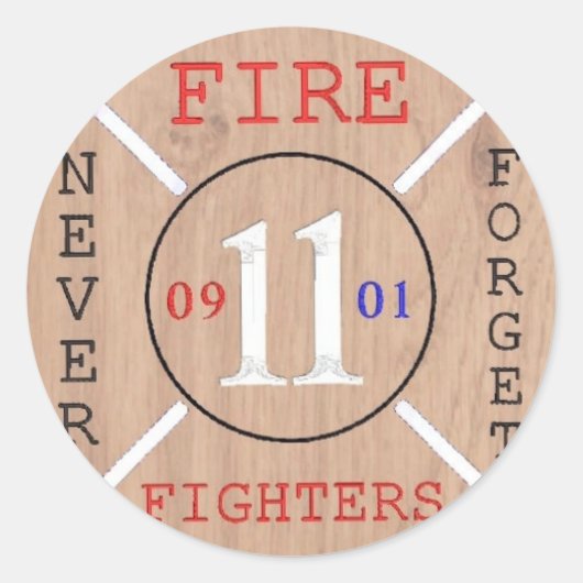 Malteserkreuz - Vergessen Sie nie Runder Aufkleber (Vorderseite)