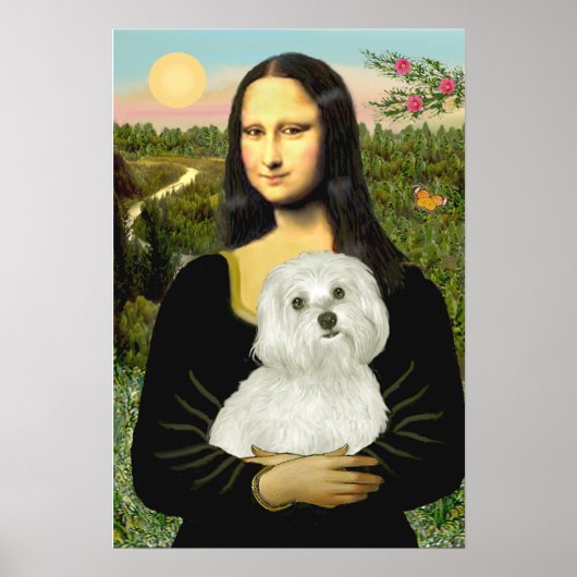 Maltesisch 11 - Mona Lisa Poster (Vorne)