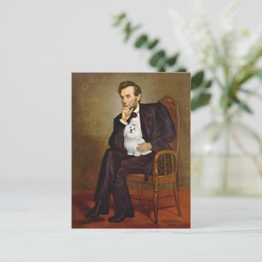 Maltesisch 7 - Lincoln Postkarte (Stehend Vorderseite)