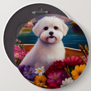 Maltesisch auf dem Paddle: Ein Landschaftliches Ab Button