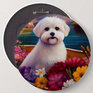 Maltesisch auf dem Paddle: Ein Landschaftliches Ab Button