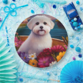 Maltesisch auf dem Paddle: Ein Landschaftliches Ab Pappteller (Party)