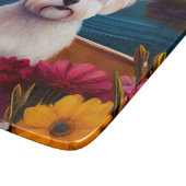 Maltesisch auf dem Paddle: Ein Landschaftliches Ab Schneidebrett (Ecke)